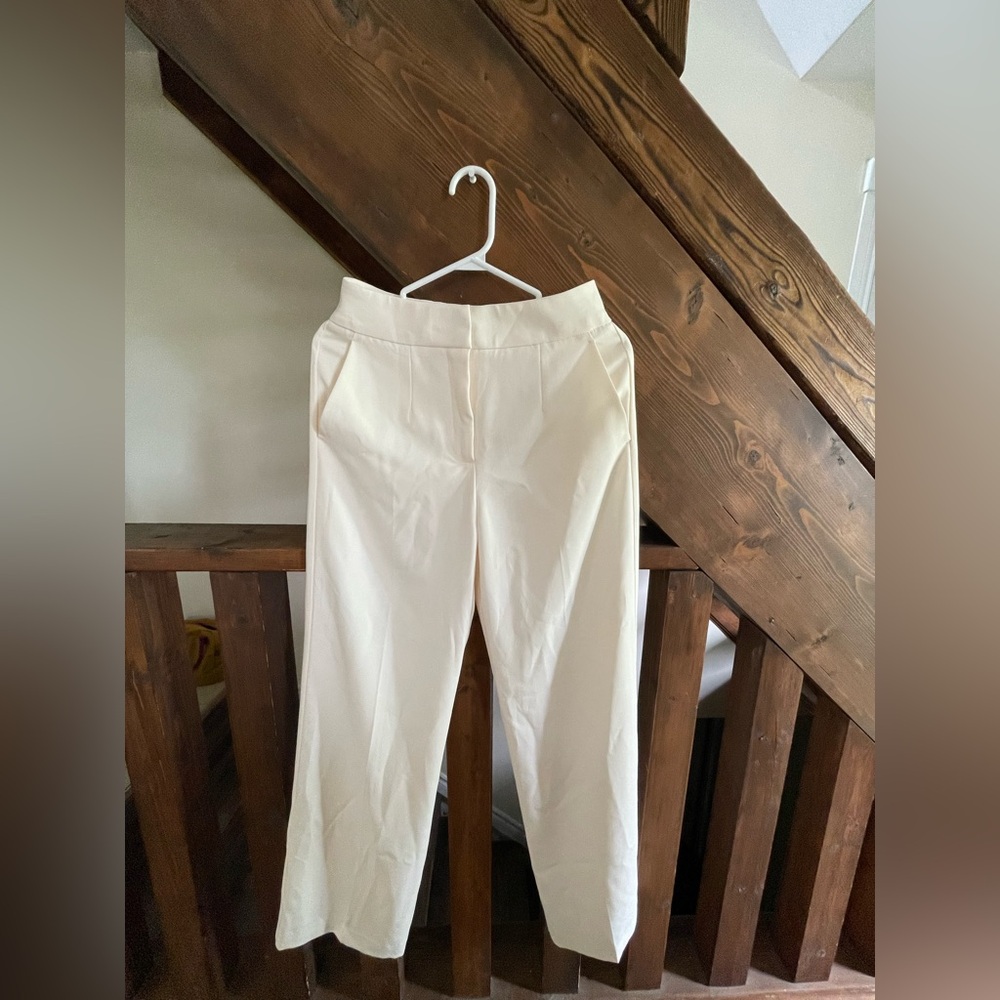 Dynamite Cream Wide Leg Pants
